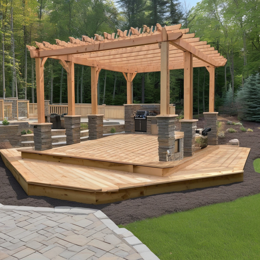 High-end outdoor remodel