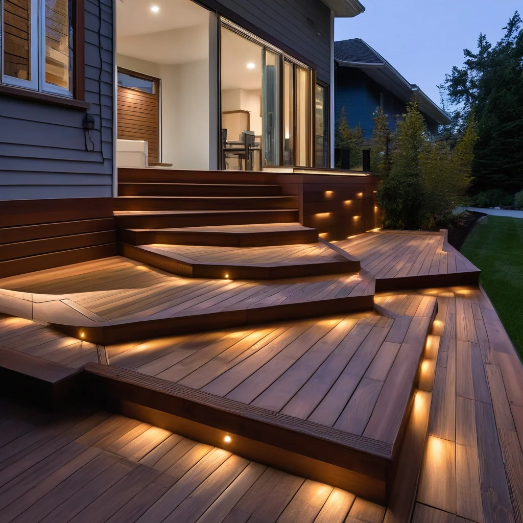 organized exterior lighting project sequence for residential spaces