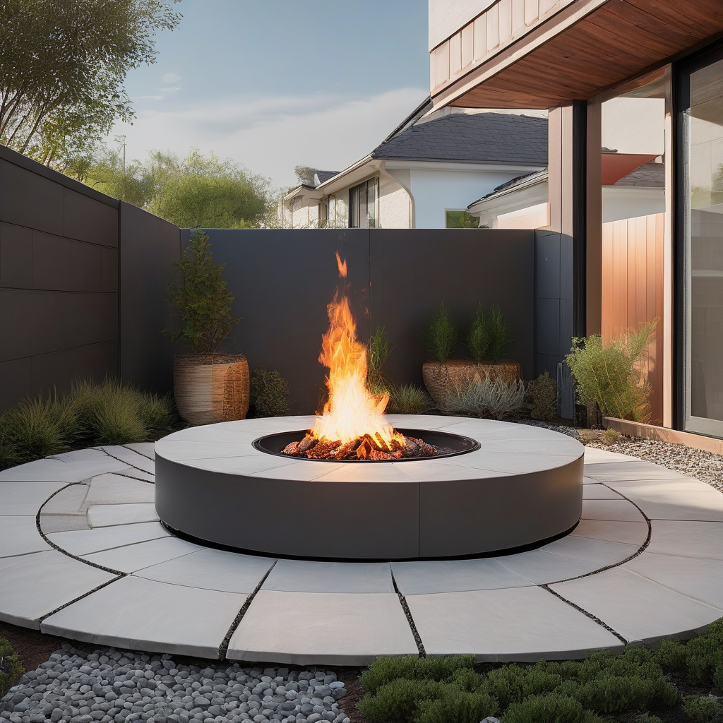 stylish fire pit design