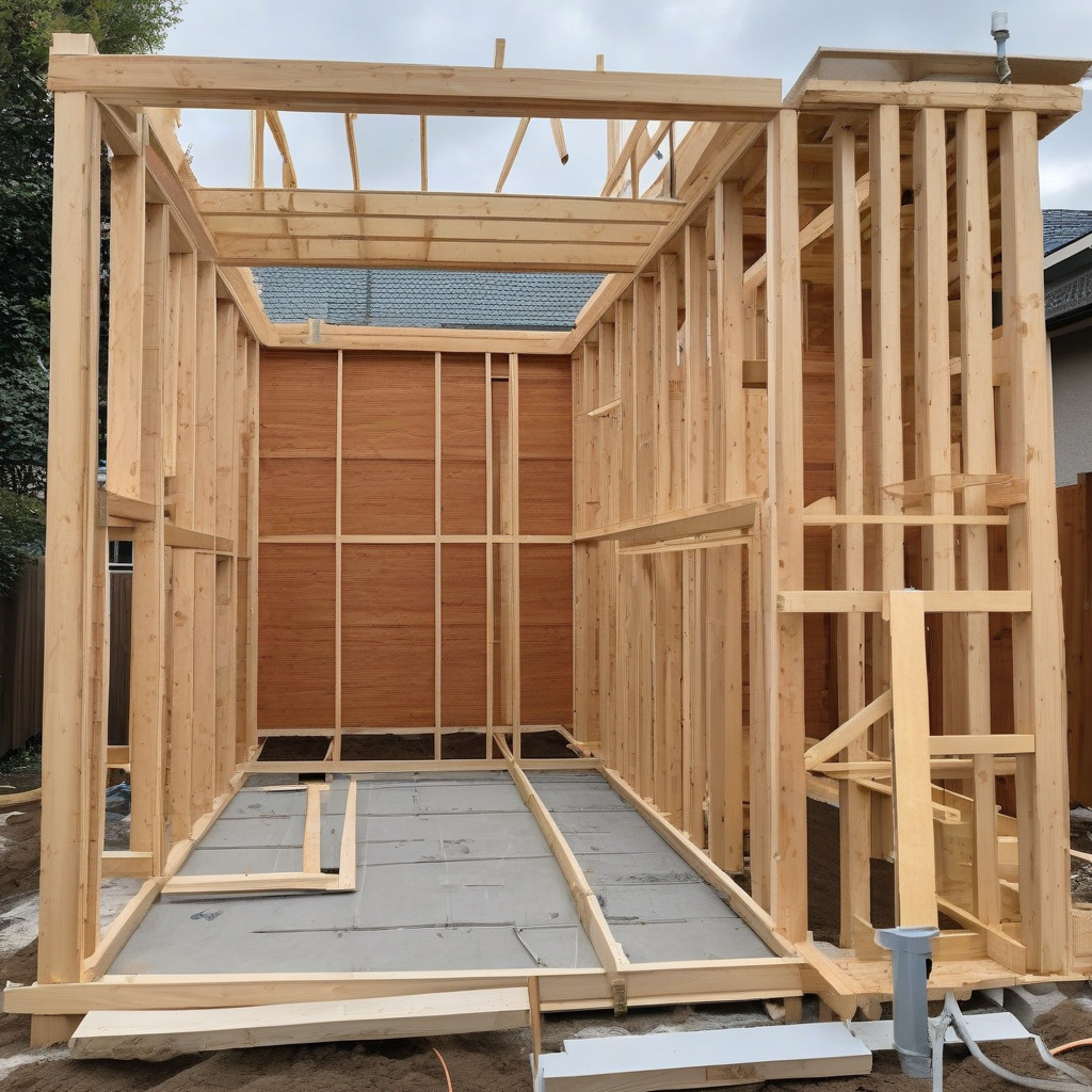 Будівництво господарського блоку