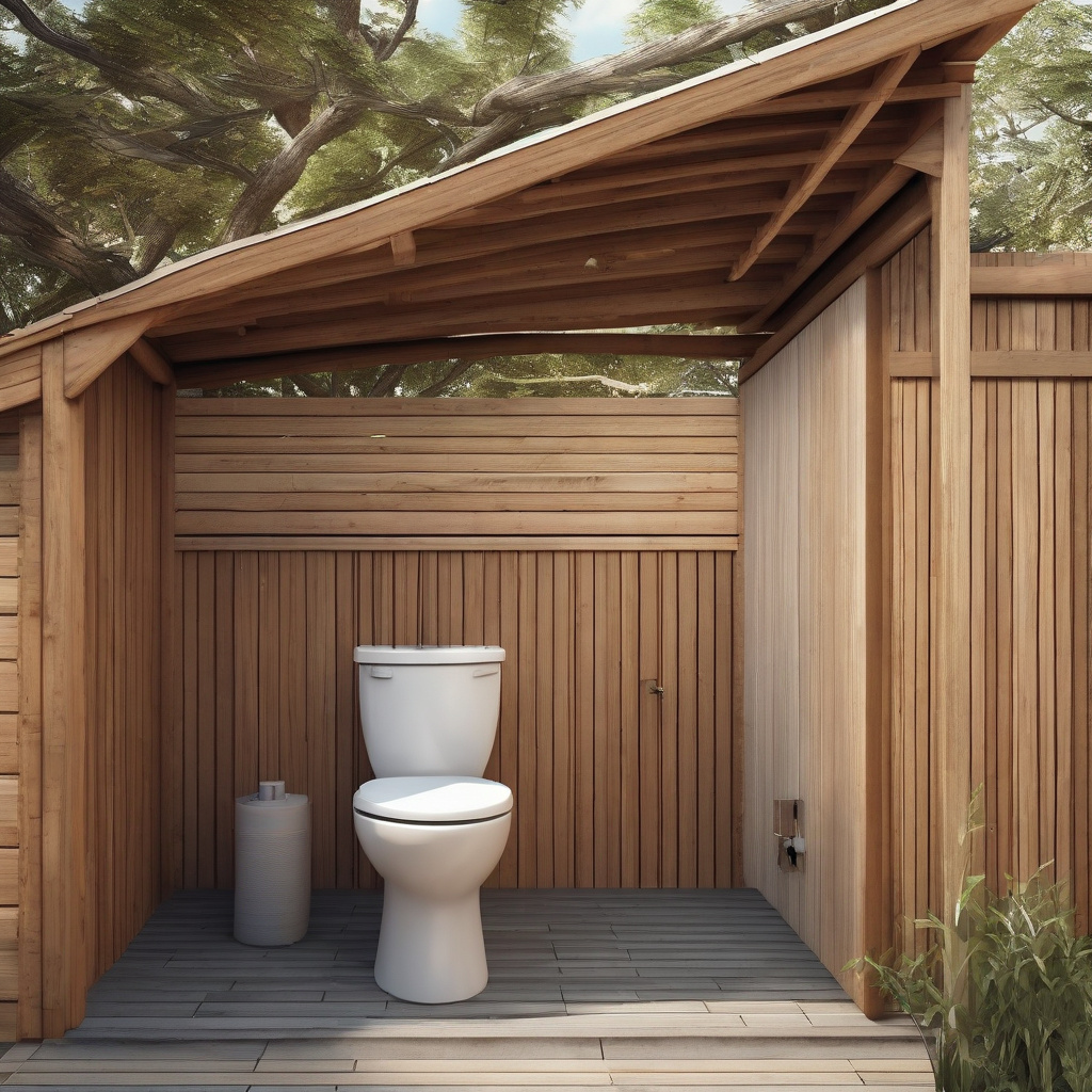 Побудова дерев'яного туалету