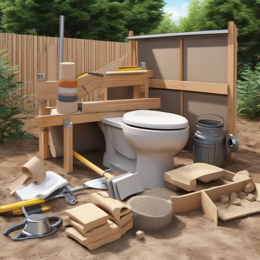 Дизайн дерев'яного туалету