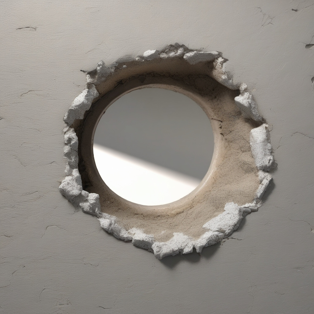 Процес закладення дірки в стіні