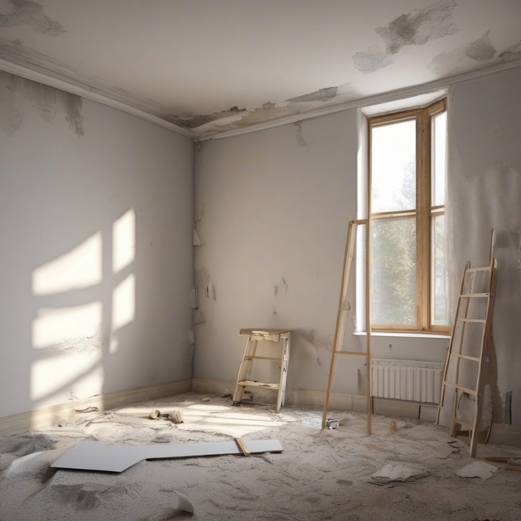 Велика тріщина на стіні