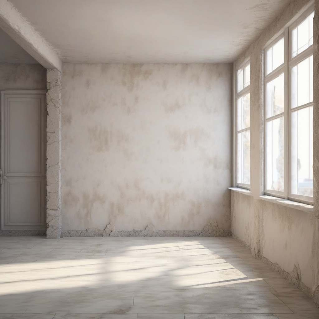 Контроль высыхания шпатлевки с тепловентилятором в помещении