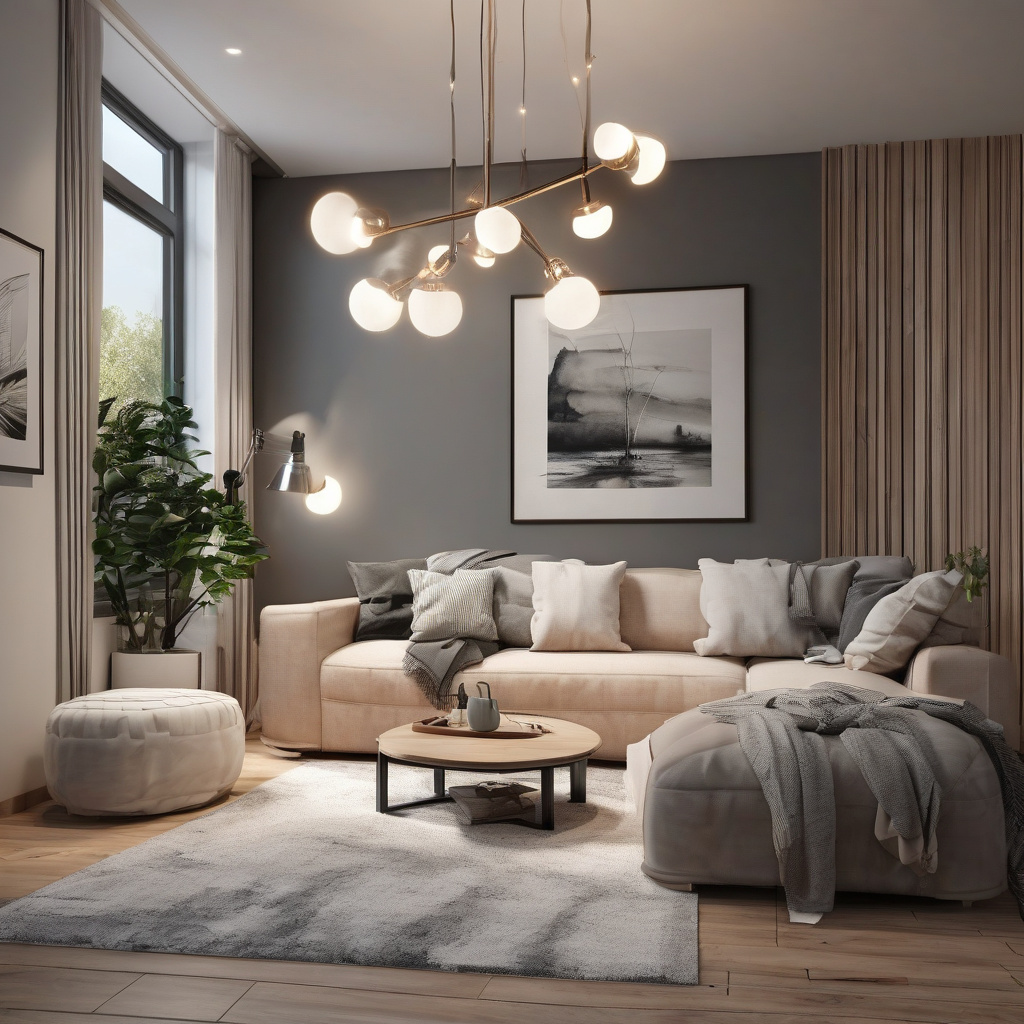 Затишна спальня з романтичним освітленням