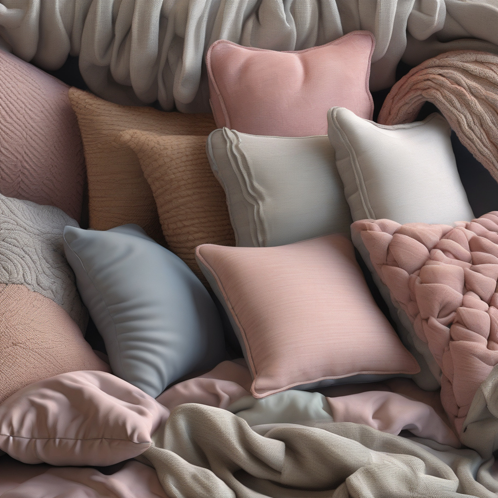 Выбранные материалы для уюта и стиля Мягкие текстильные решения в светлой спальне