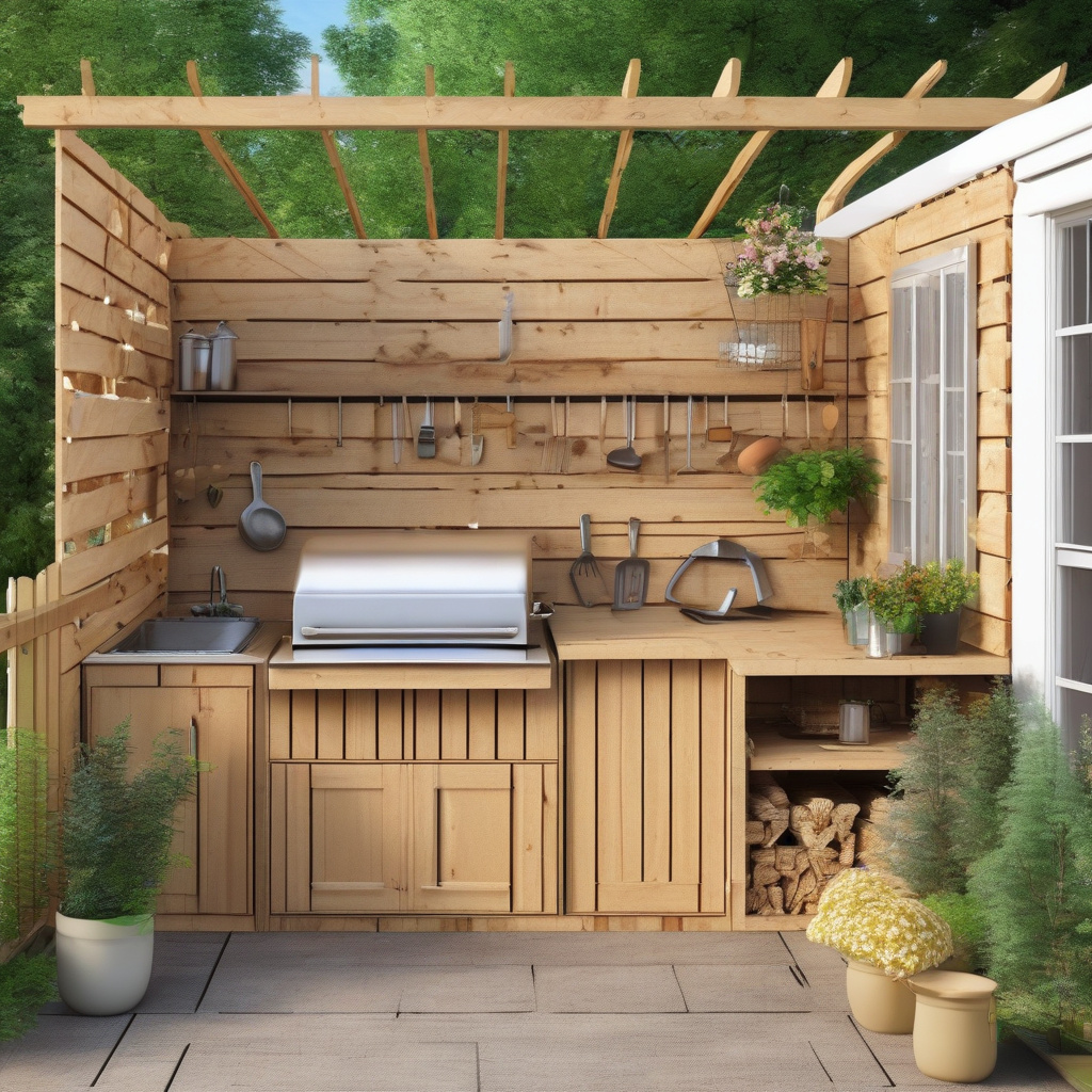 Літня кухня обшивка ОСБ