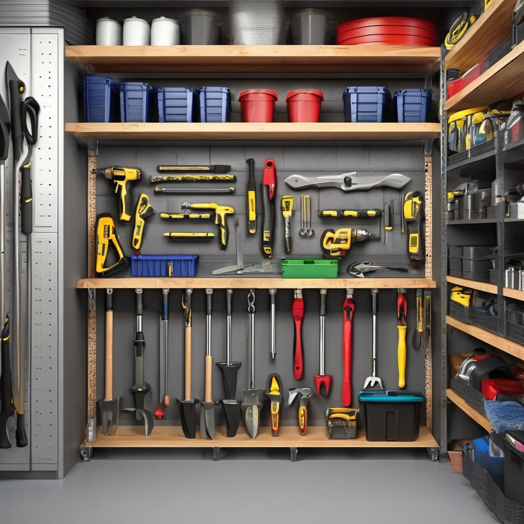Органайзер для інструментів у гаражі