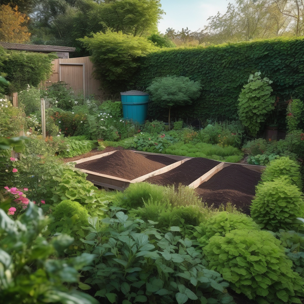 Різні види компосту на піддонах