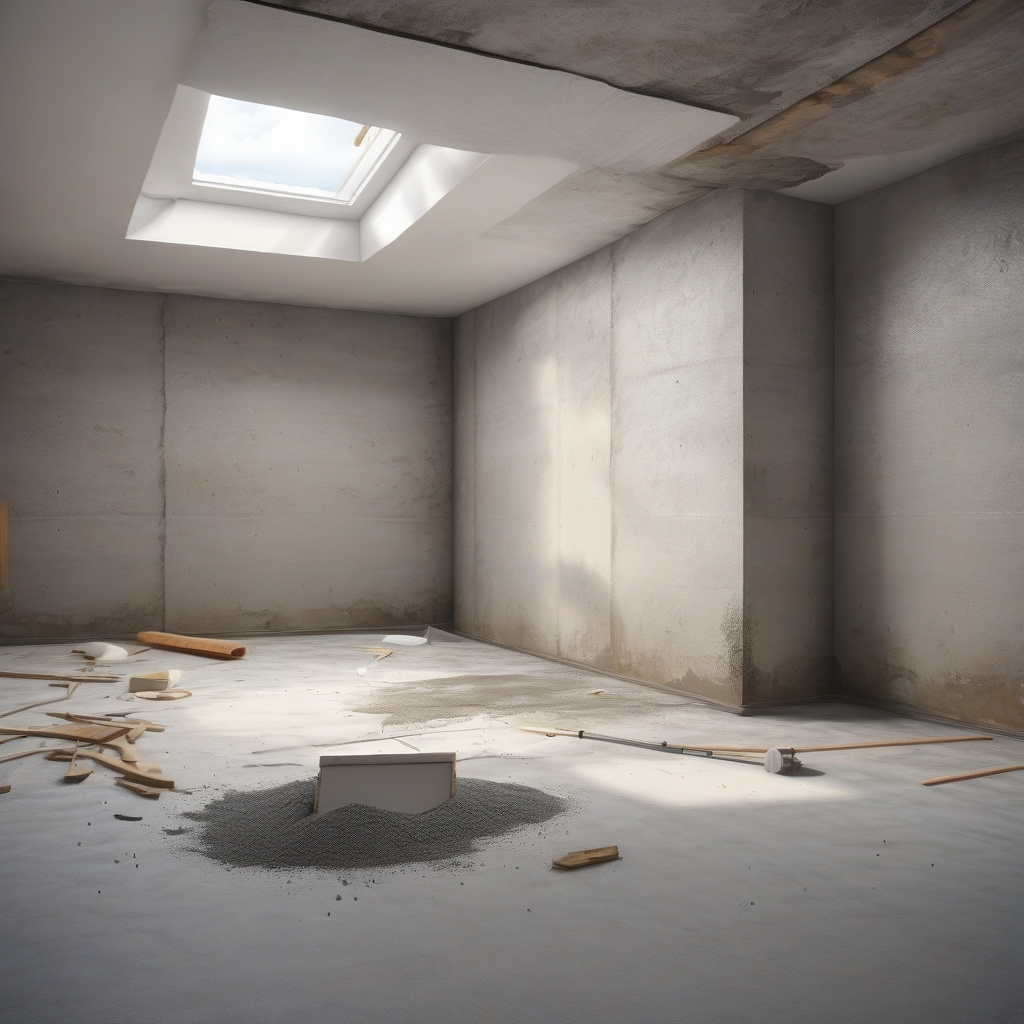 Процес заливки стяжки підлоги