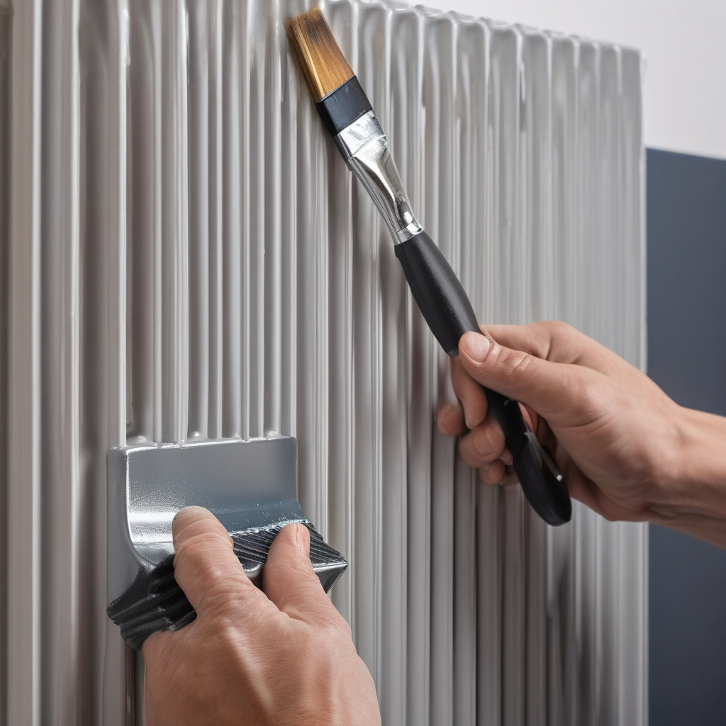 Фарбування батарей термостійкою фарбою