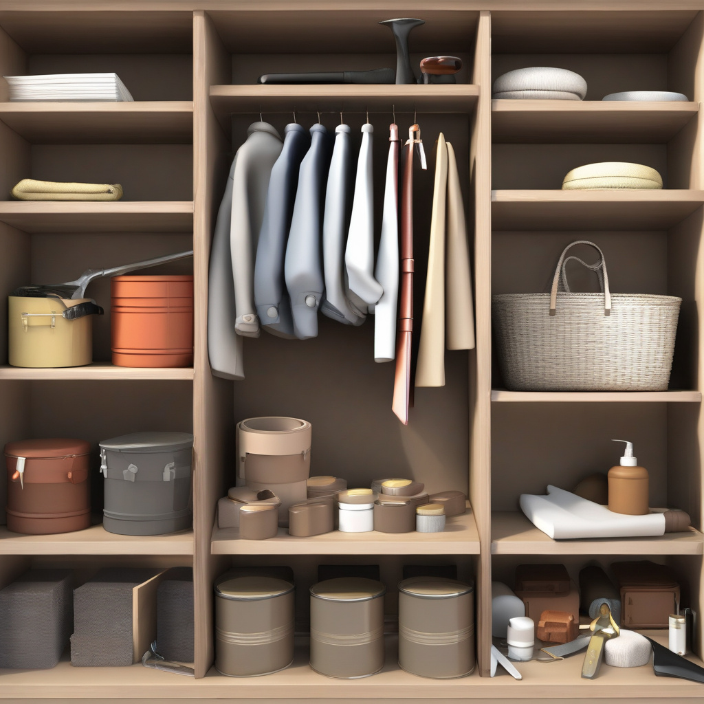 Облаштування ніші під гардероб