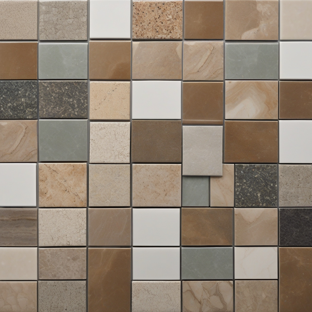 Великоформатна плитка на кухні