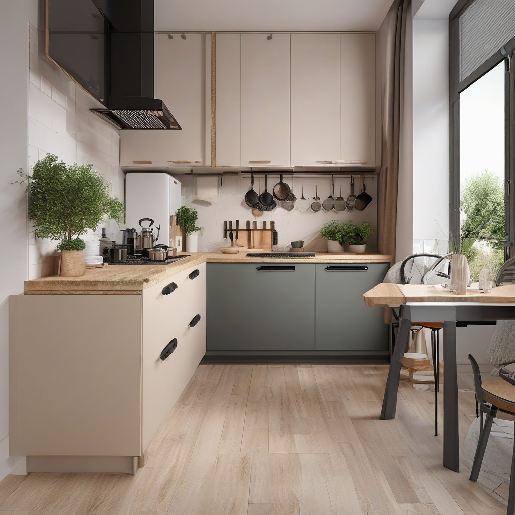 мастер оценивает стоимость работ по ремонту кухни