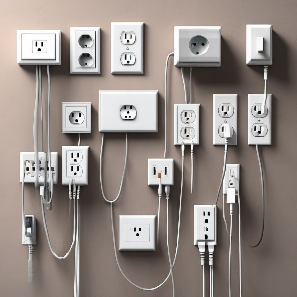 Европейская розетка в интерьере