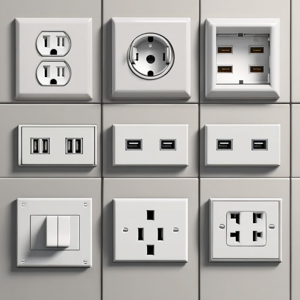 Розетка с дополнительными функциями в интерьере