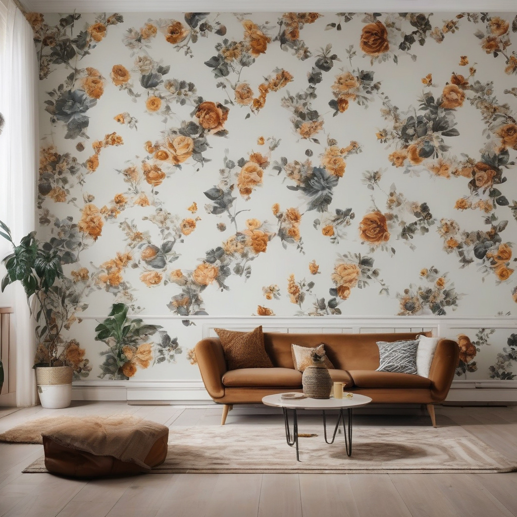 вітальня у львівській квартирі після фарбування стін для оновлення інтер'єру