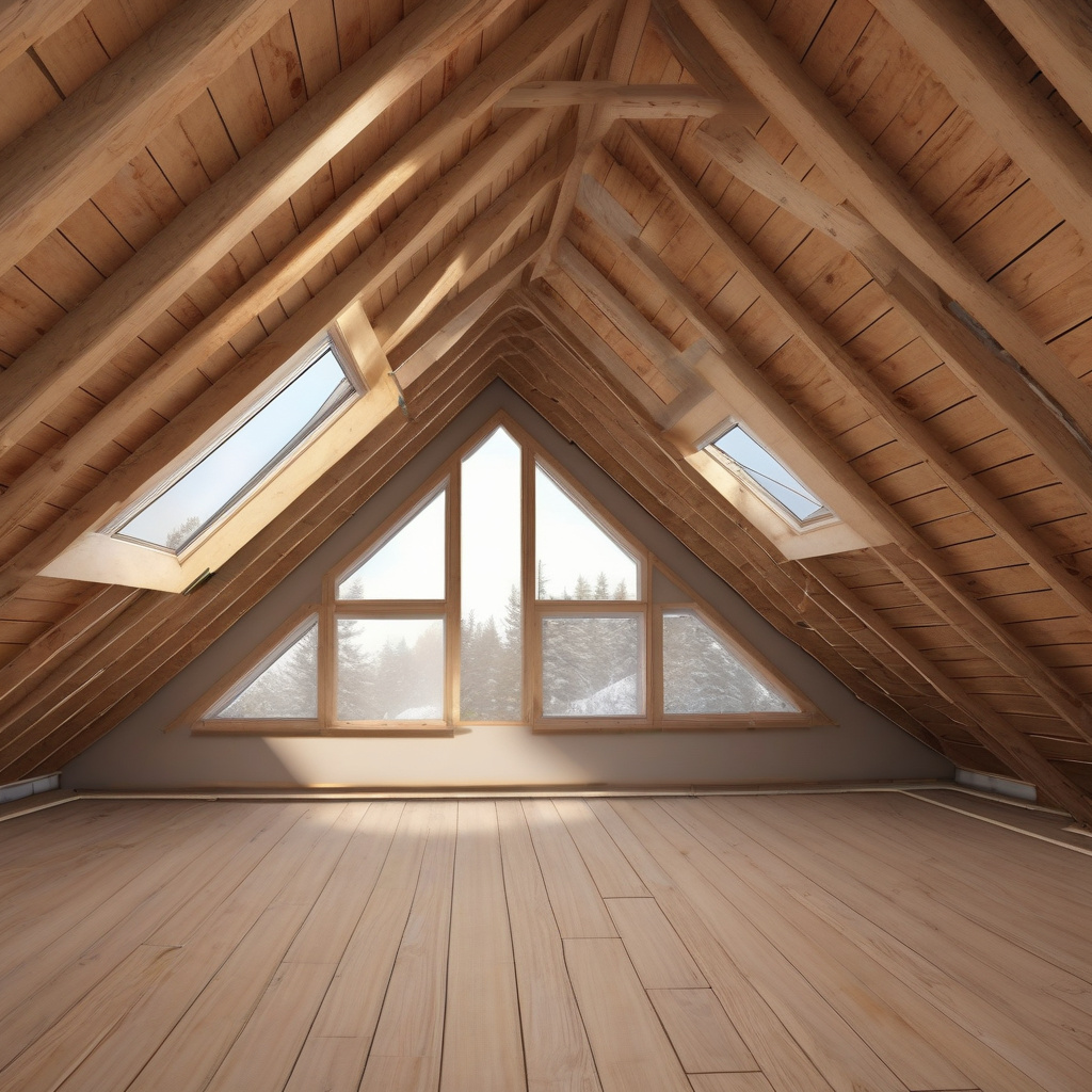 Процес утеплення мансарди