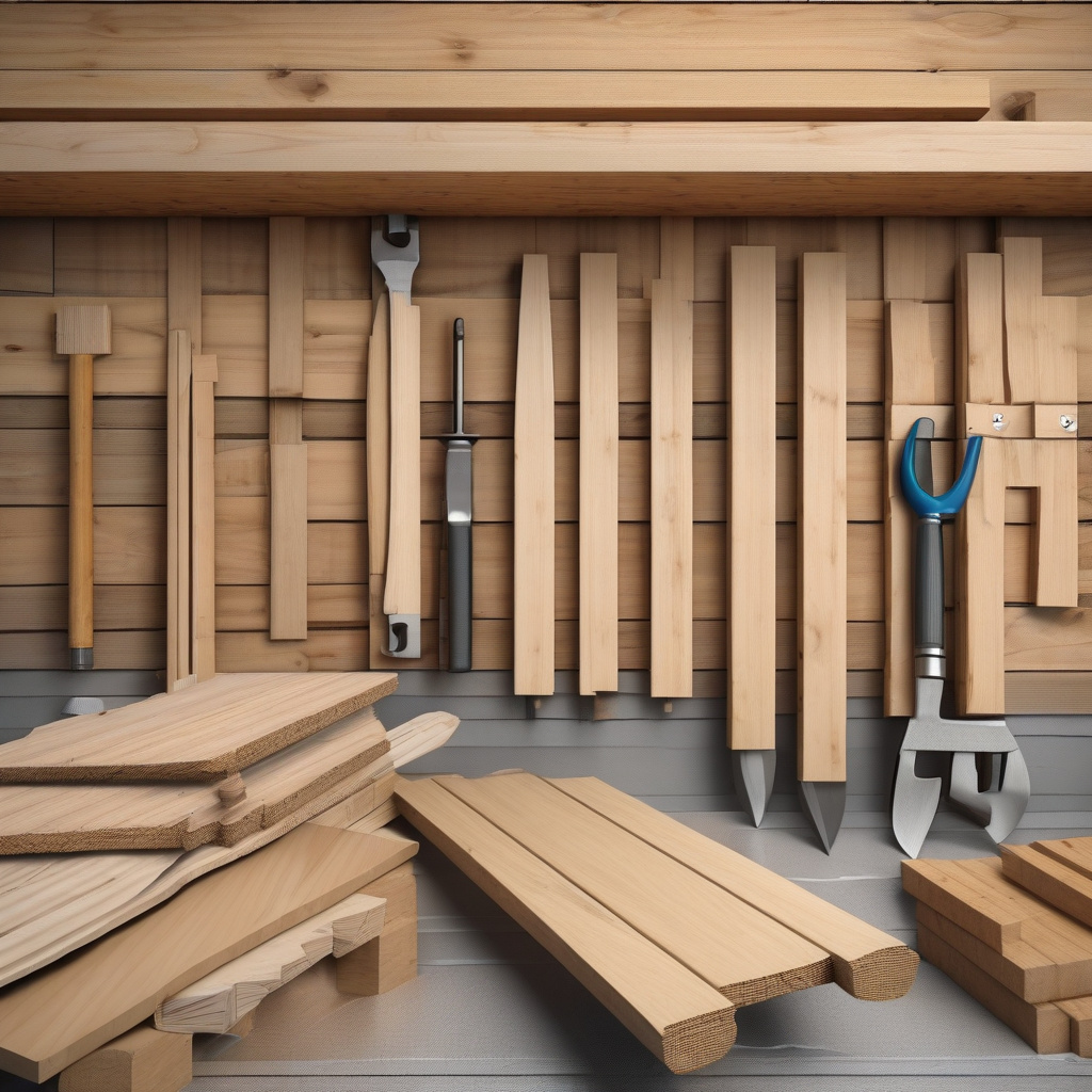 перегородка з дерева з дизайнерським підходом