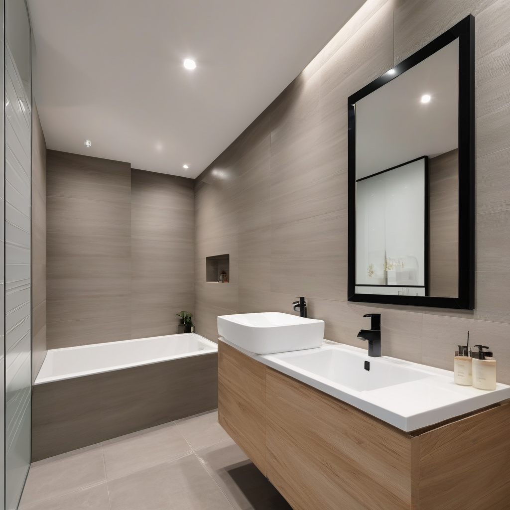 Готовая установка унитаза в ванной комнате Финальный вид установленного унитаза