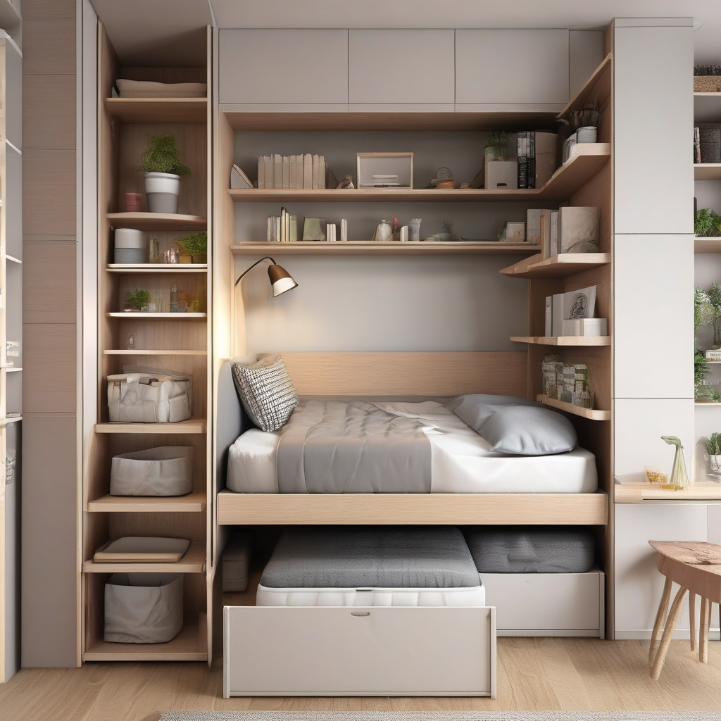 Современная многофункциональная мебель в малой квартире Современная многофункциональная мебель в малой квартире