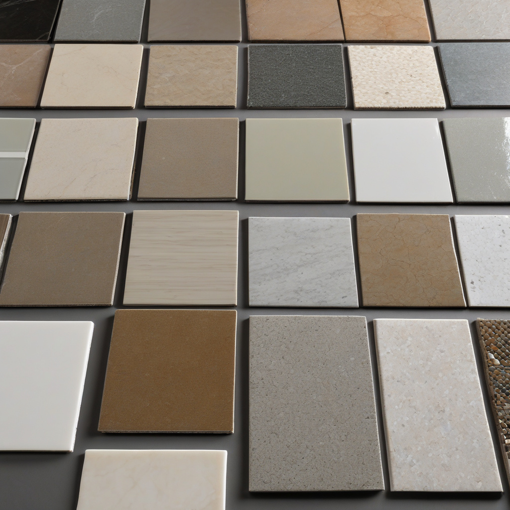 Современная ванная с глянцевой плиткой