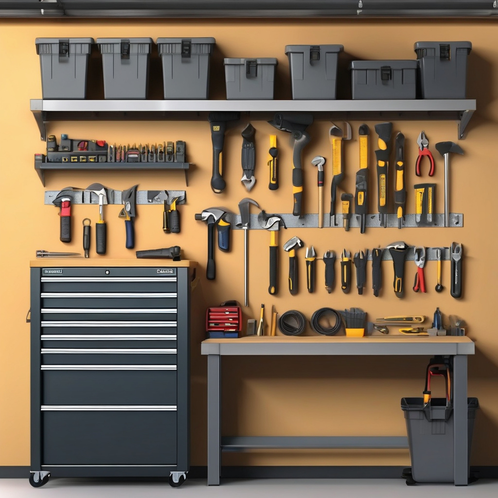 зручне зберігання інструментів на стіні