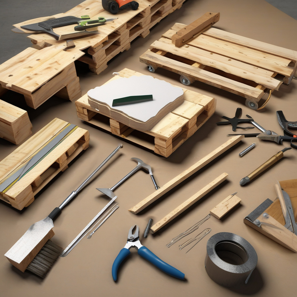 виготовлення дерев'яної полиці з палет