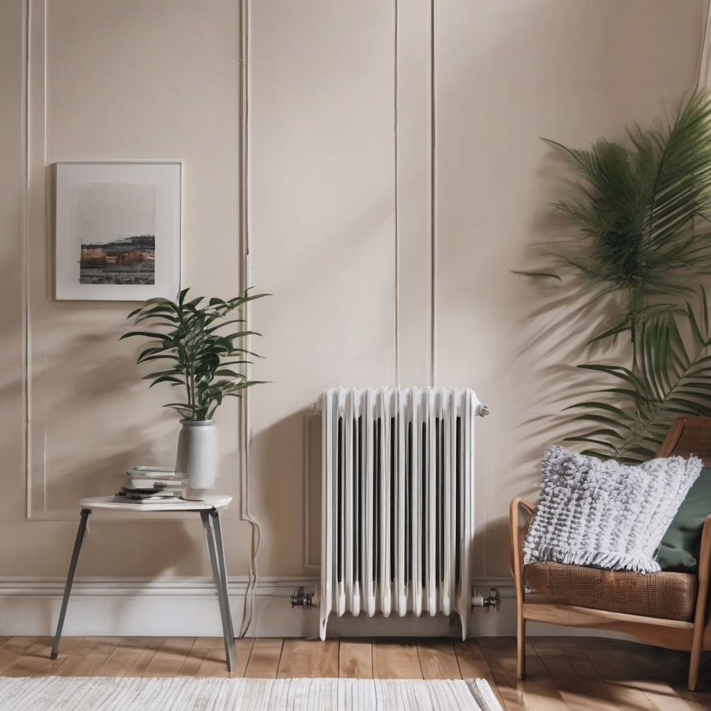 якісно пофарбовані радіатори опалення в сучасній львівській квартирі