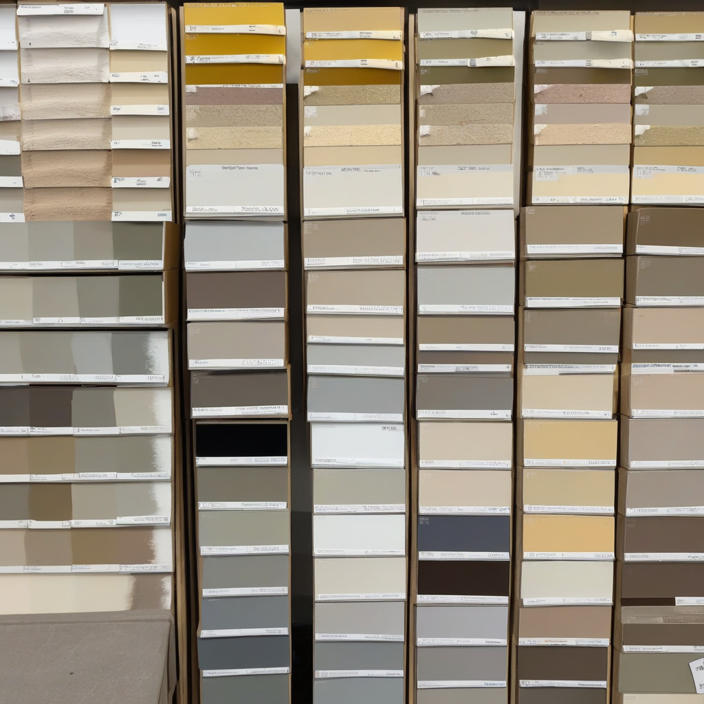 Процесс окрашивания стен специалистом в закрытом помещении