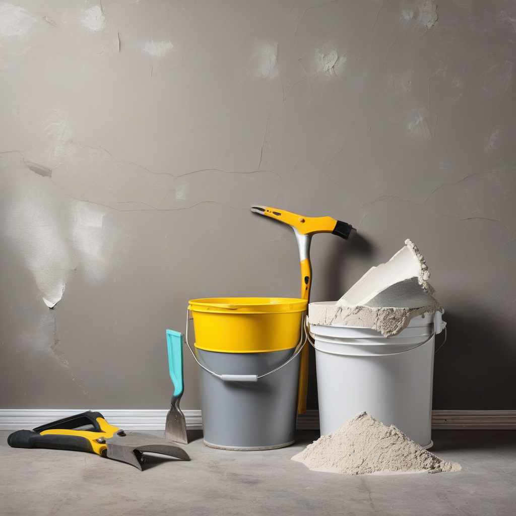 Равномерное нанесение штукатурки валиком на стену