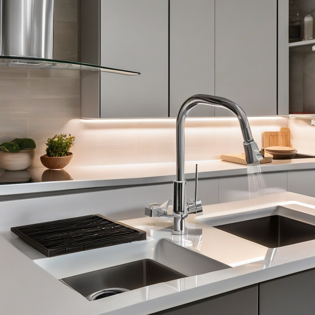 Поворотный излив кухонного смесителя