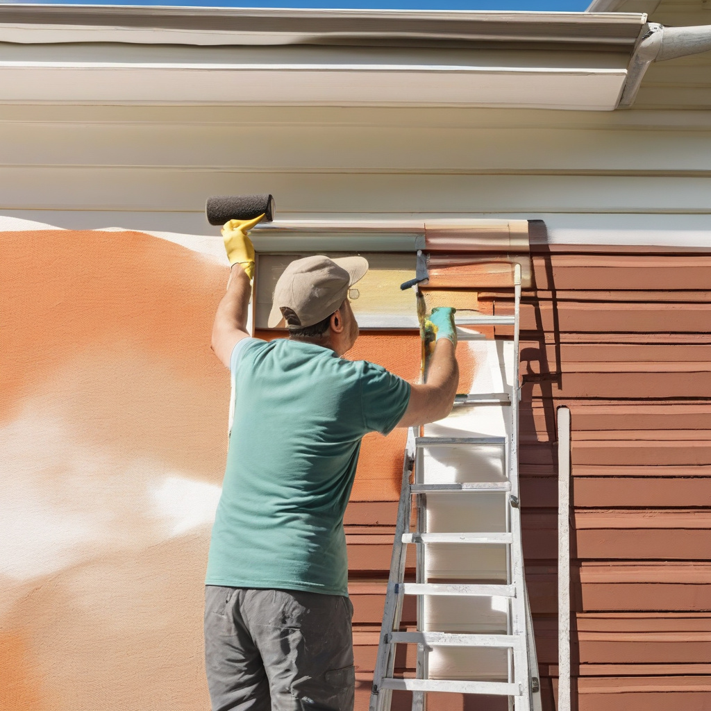 тщательная очистка фасадной стены перед покраской во Львове