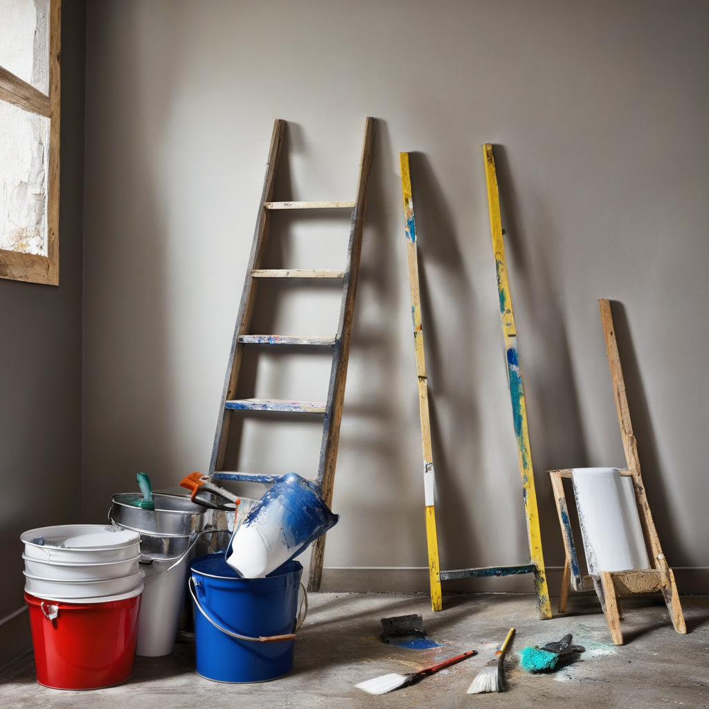 профессиональное нанесение фасадной краски на жилой дом во Львове