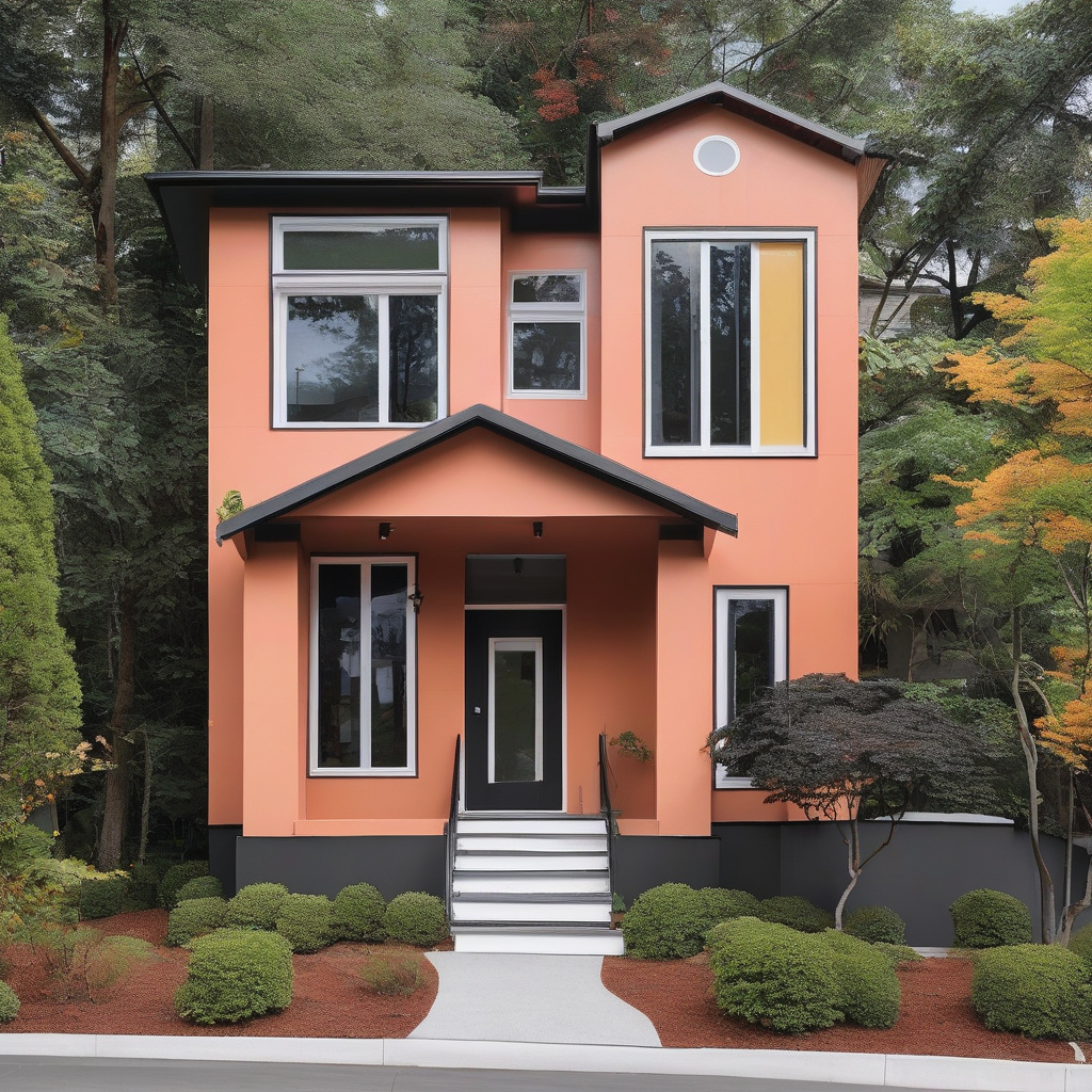 последствия некорректной покраски фасада жилого дома во Львове