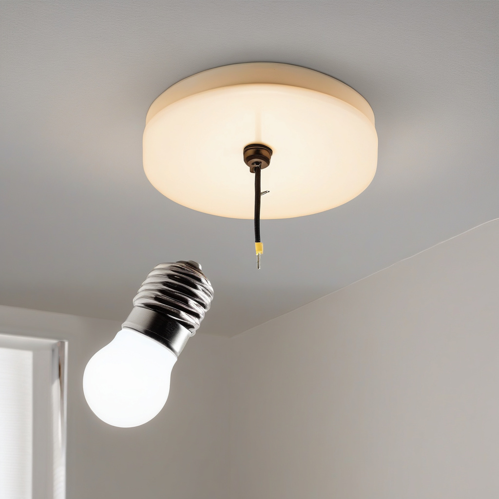 Практичний приклад заміни лампи у стельовому світильнику, нюанси роботи Процес заміни лампи у стельовому світильнику в сучасній квартирі