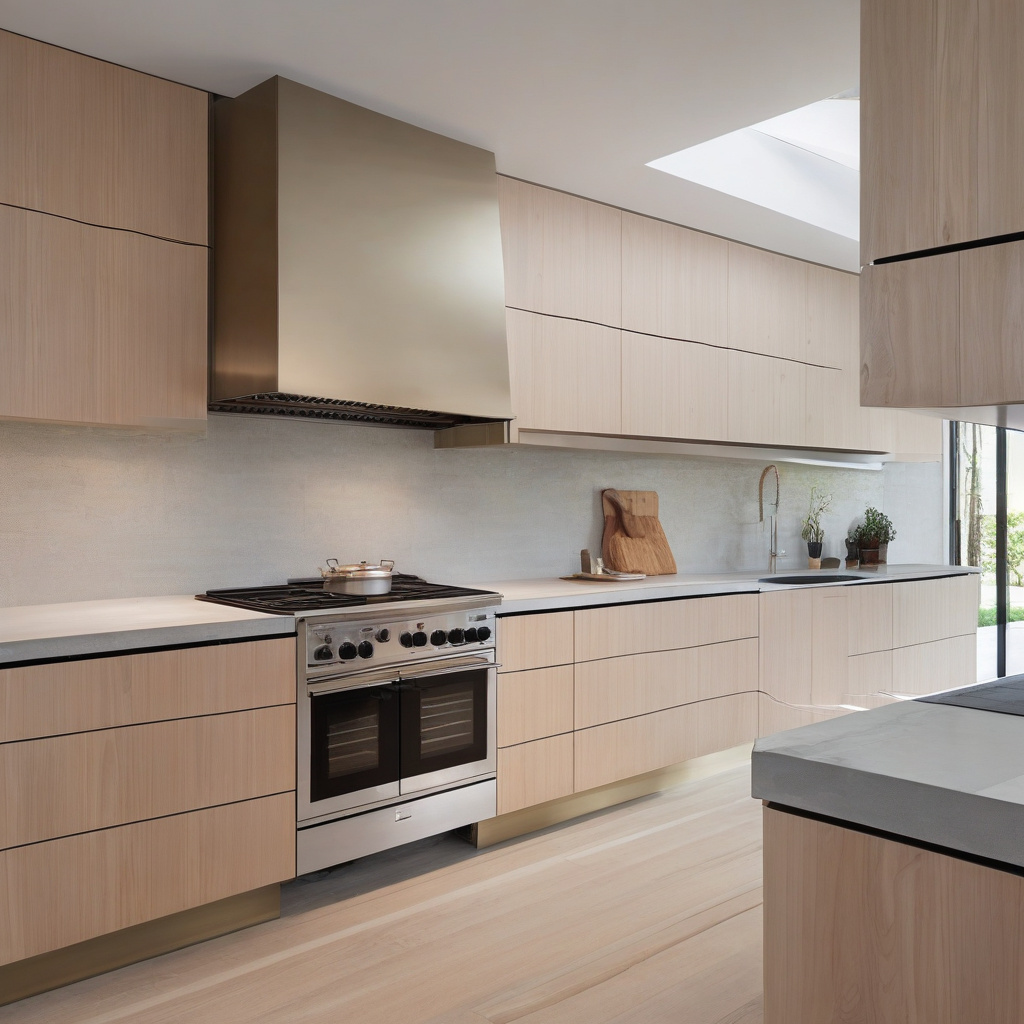 Минималистичная вытяжка в современном интерьере Минималистичная вытяжка в интерьере