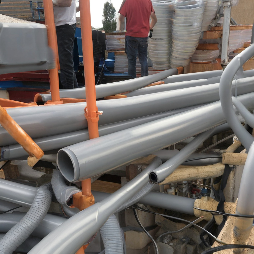 Монтаж нового трубопровода в ванной комнате