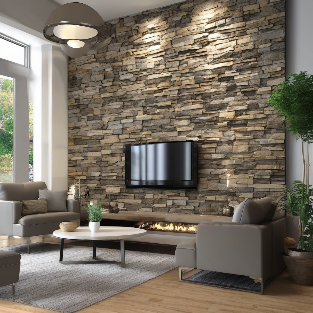 нанесение декоративного камня в квартире Львова с учетом современного дизайна