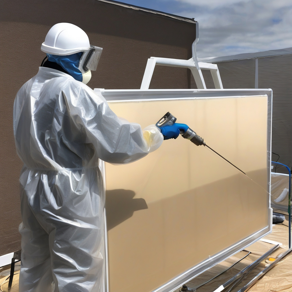 покраска пластиковых панелей на кухне качественной краской