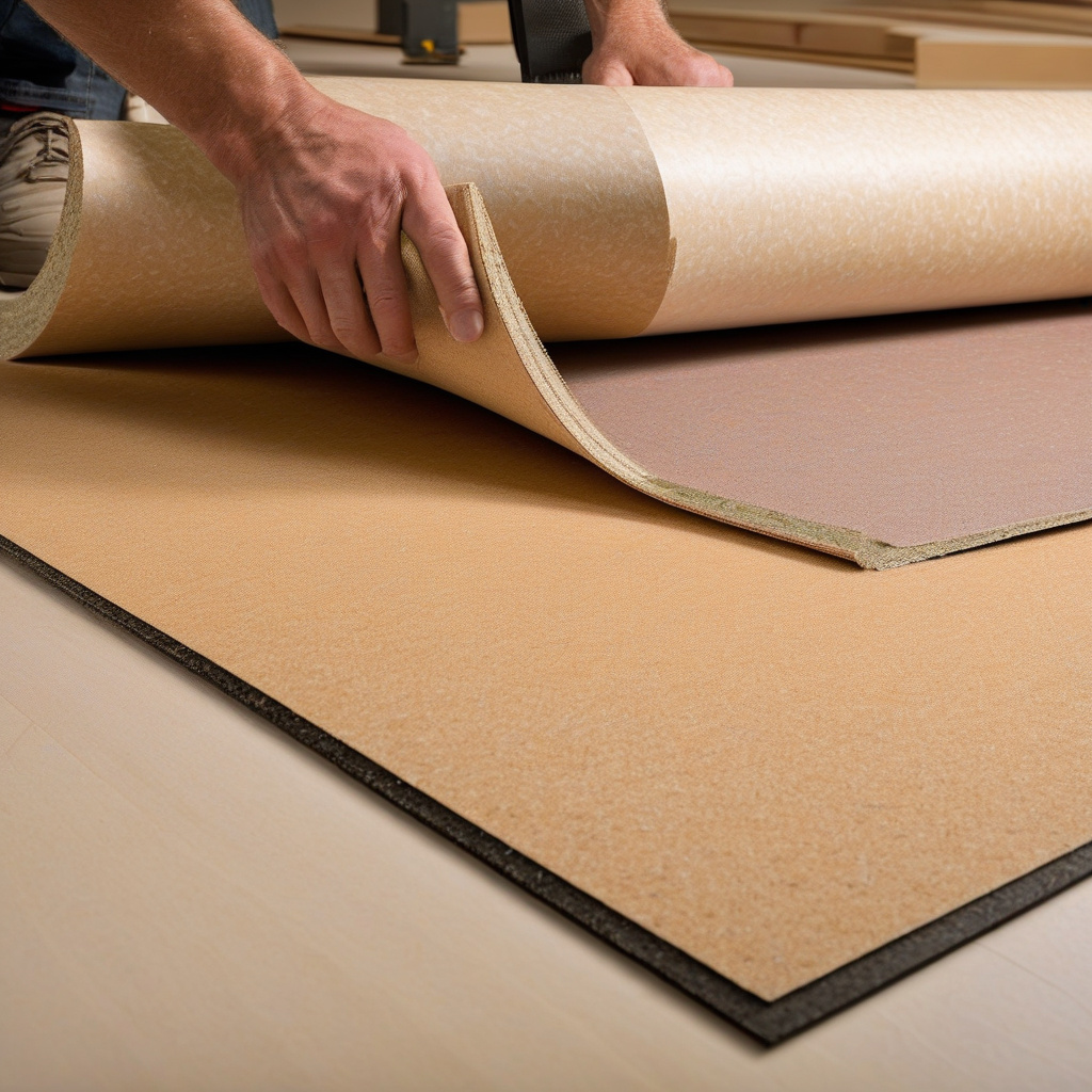 Старый слой подложки под ламинат