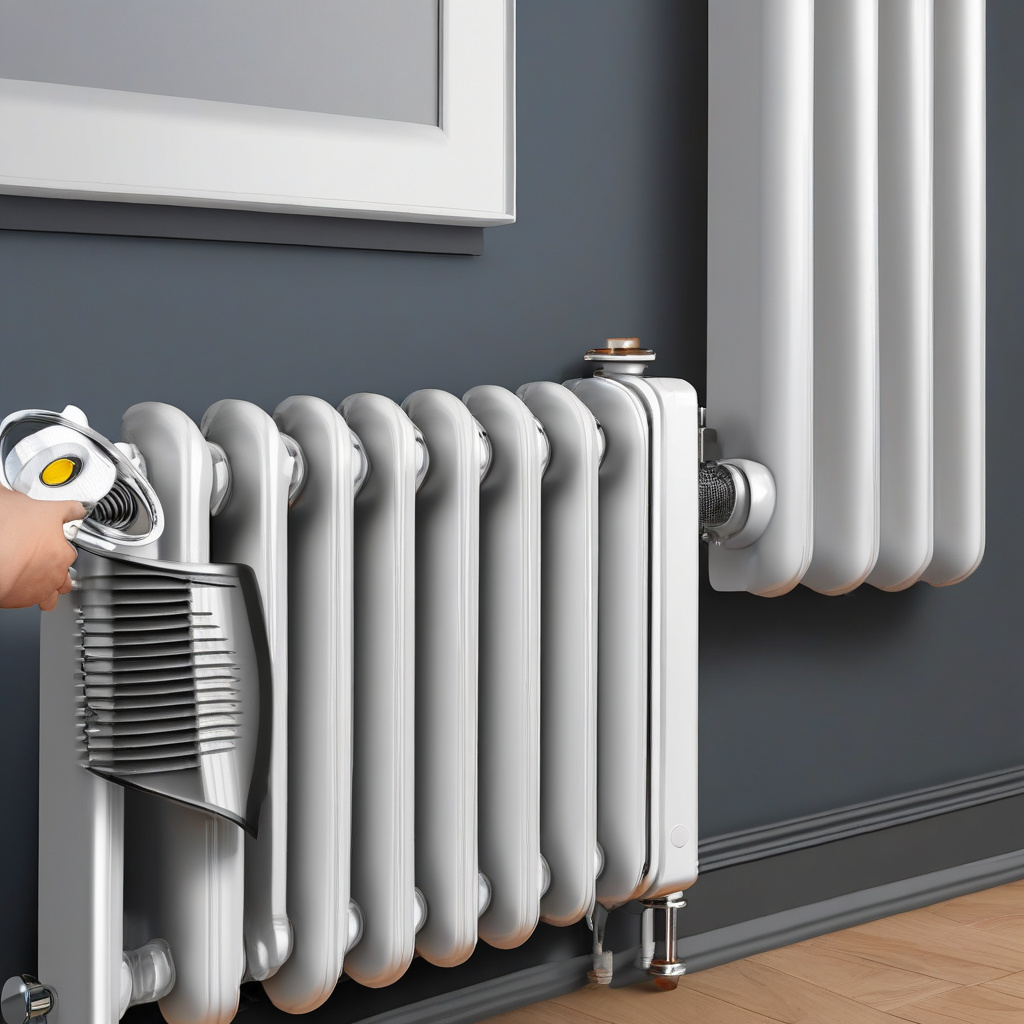 подготовленные для покраски батареи отопления