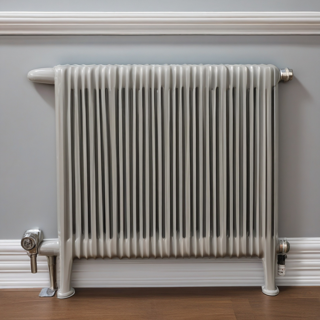 процесс покраски радиатора отопления в квартире