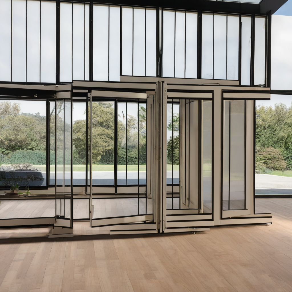 установка ламелей дверей гармошки у малогабаритній квартирі