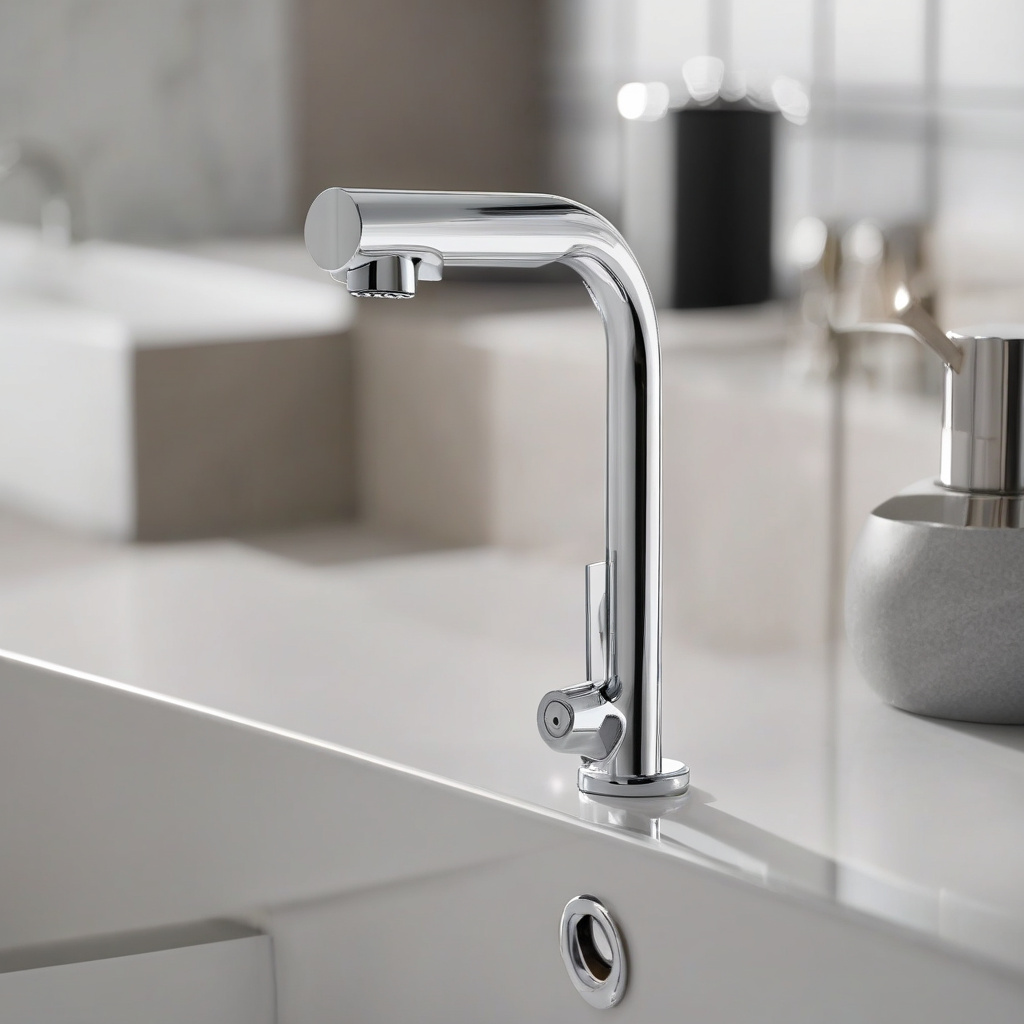 зображення керамічного та пластикового картриджа для кухонного змішувача крупним планом