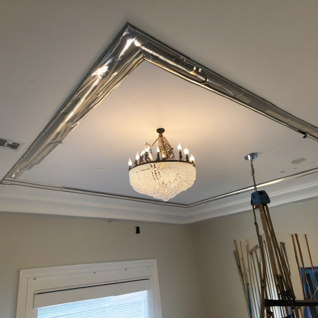 Люстра на платформі: нюанси монтажу у натяжній стелі Монтаж люстри через платформу у натяжній стелі, кабелі, підвісна конструкція