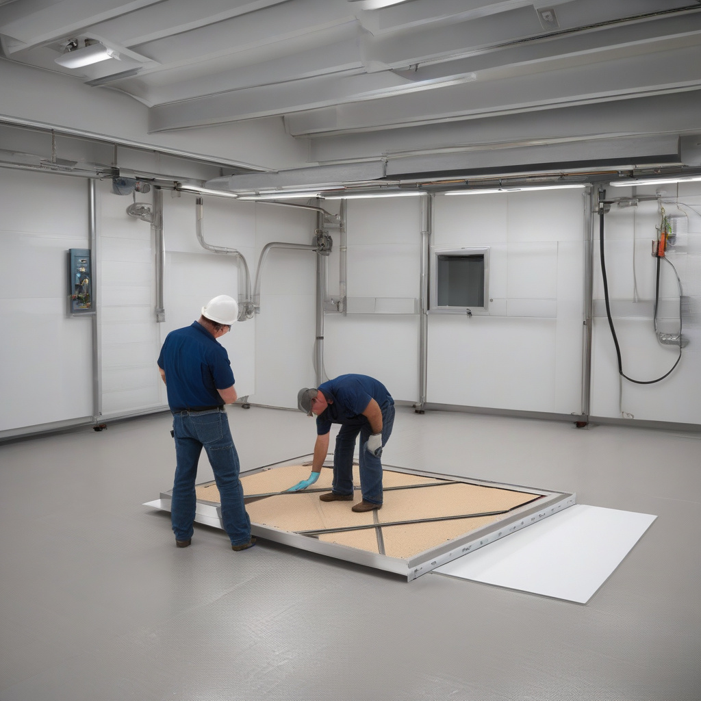 Укладання каркасу оглядового люка під інженерні комунікації