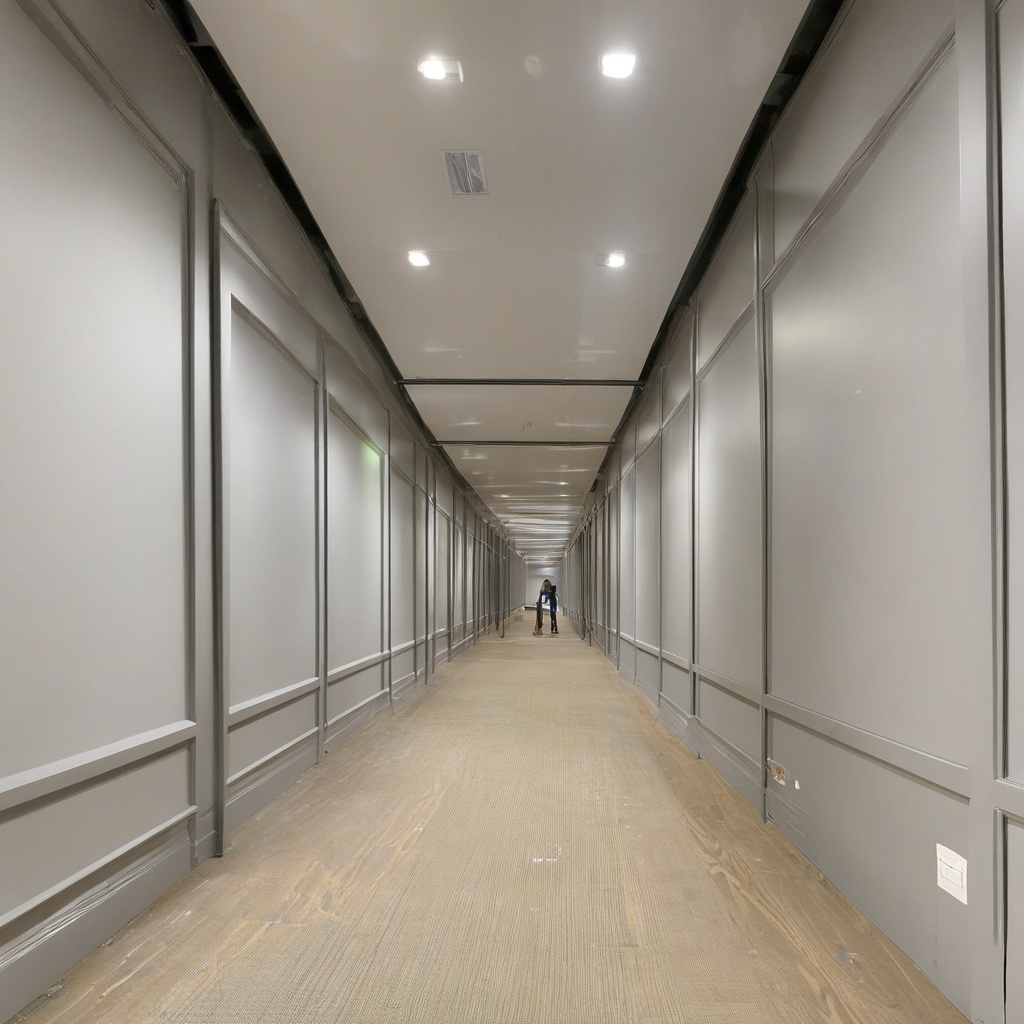 Мультифункціональні полиці у сучасному вузькому коридорі