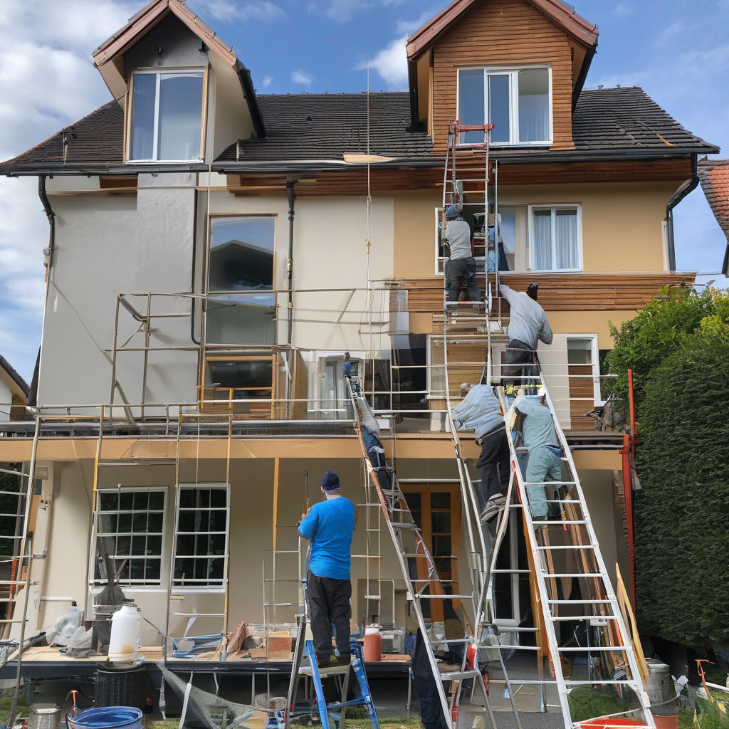 Разрушение фасадной краски из-за неправильного выбора